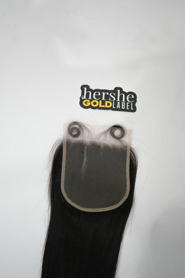 Hershe Gold 5x5 Straight closure