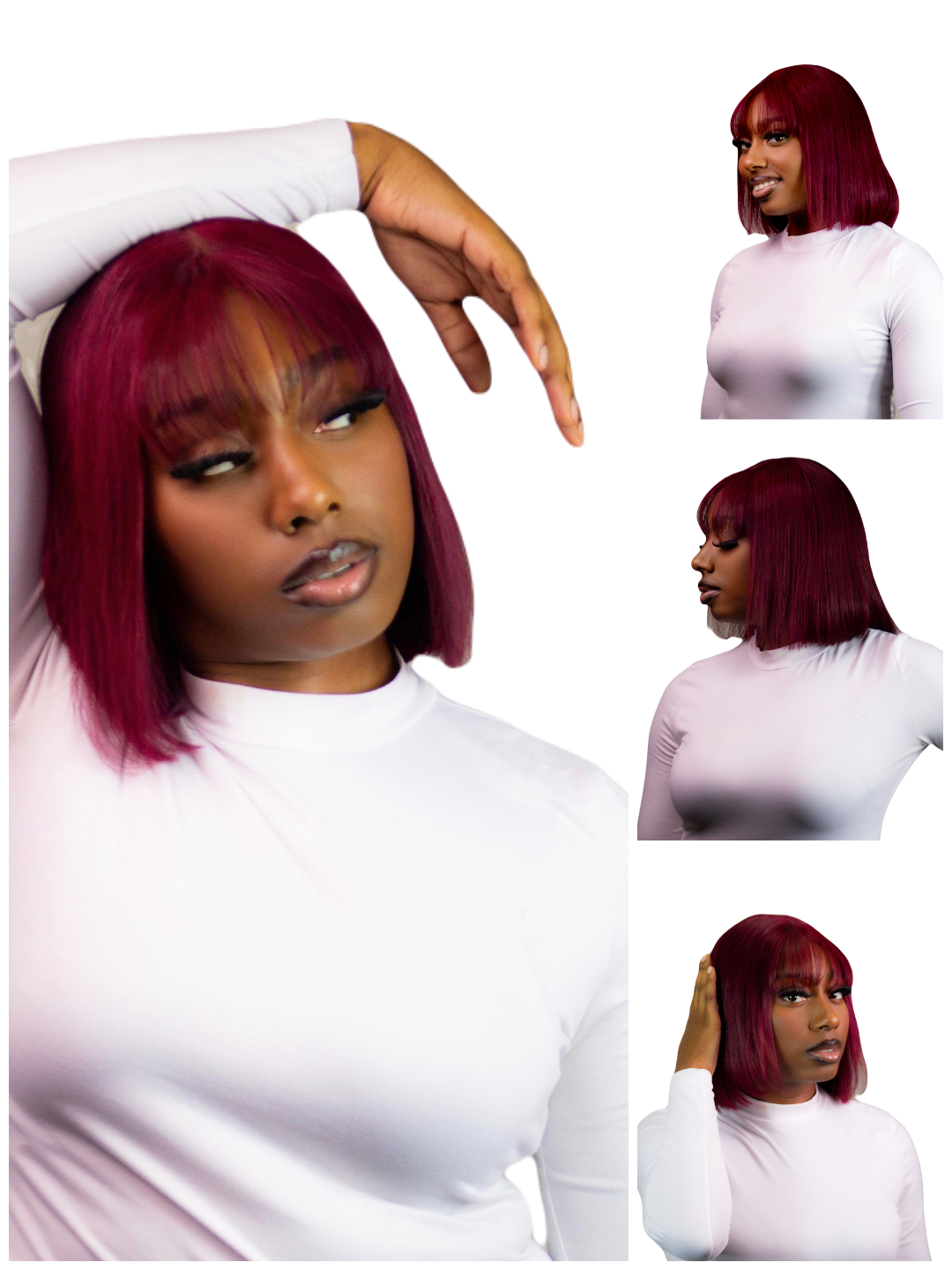 HERSHE COLORS 100% VIRGIN 13X4 BURG